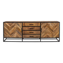 Mangohouten Dressoir Gwenn 210 cm