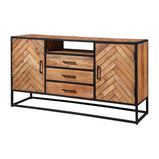 Mangohouten Dressoir Kjeld 145 cm