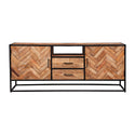 Mangohouten Dressoir Kjeld 180 cm