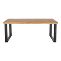 Mangohouten Eettafel Rechthoek Roy 200x100 cm (6cm)