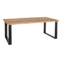 Mangohouten Eettafel Rechthoek Roy 180x100 cm (6cm)