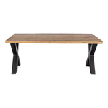 Mangohouten Eettafel Rechthoek Cedric 220x100 cm (6cm)