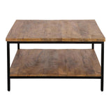 Mangohouten Salontafel Ryan 80x80 cm