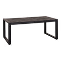 Mangohouten Salontafel Britt 110 cm Zwart
