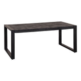 Mangohouten Salontafel Winnie 110 cm Zwart
