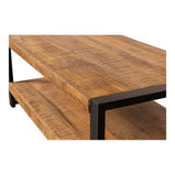 Mangohouten Salontafel Winnie 110 cm dubbele laag