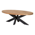Mangohouten Salontafel Ovaal Oscar