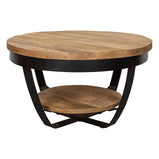 Mangohouten Salontafel Maeve Rond 65 cm