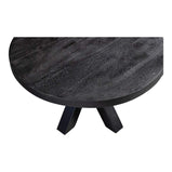ronde salontafel zwart 70 cm breed