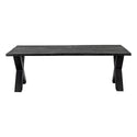 Mangohouten Salontafel Cedric 130 cm Zwart