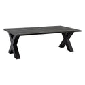 Mangohouten Salontafel Cedric 130 cm Zwart