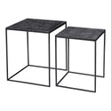 Mangohouten Salontafels Carlin set van 2