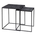 Mangohouten Salontafels Carlin set van 2