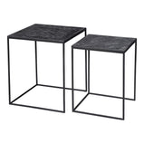 Mangohouten Salontafels Carlin set van 2