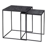 Mangohouten Salontafels Carlin set van 2