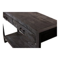 Mangohouten Sidetable Britt 120 cm Zwart