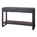 Mangohouten Sidetable Britt 120 cm Zwart