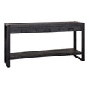 Mangohouten Sidetable Britt 150 cm Zwart