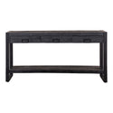 Mangohouten Sidetable Britt 150 cm Zwart