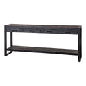 Mangohouten Sidetable Britt 180 cm Zwart