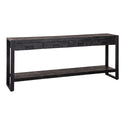 Mangohouten Sidetable Britt 180 cm Zwart