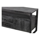 Mangohouten TV Meubel Britt 220 cm Zwart
