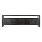 Mangohouten TV Meubel Britt 220 cm Zwart