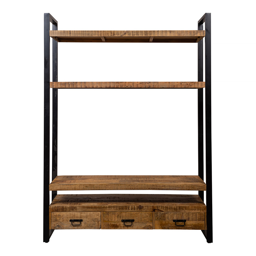 Mangohouten Boekenkast Britt 150 cm