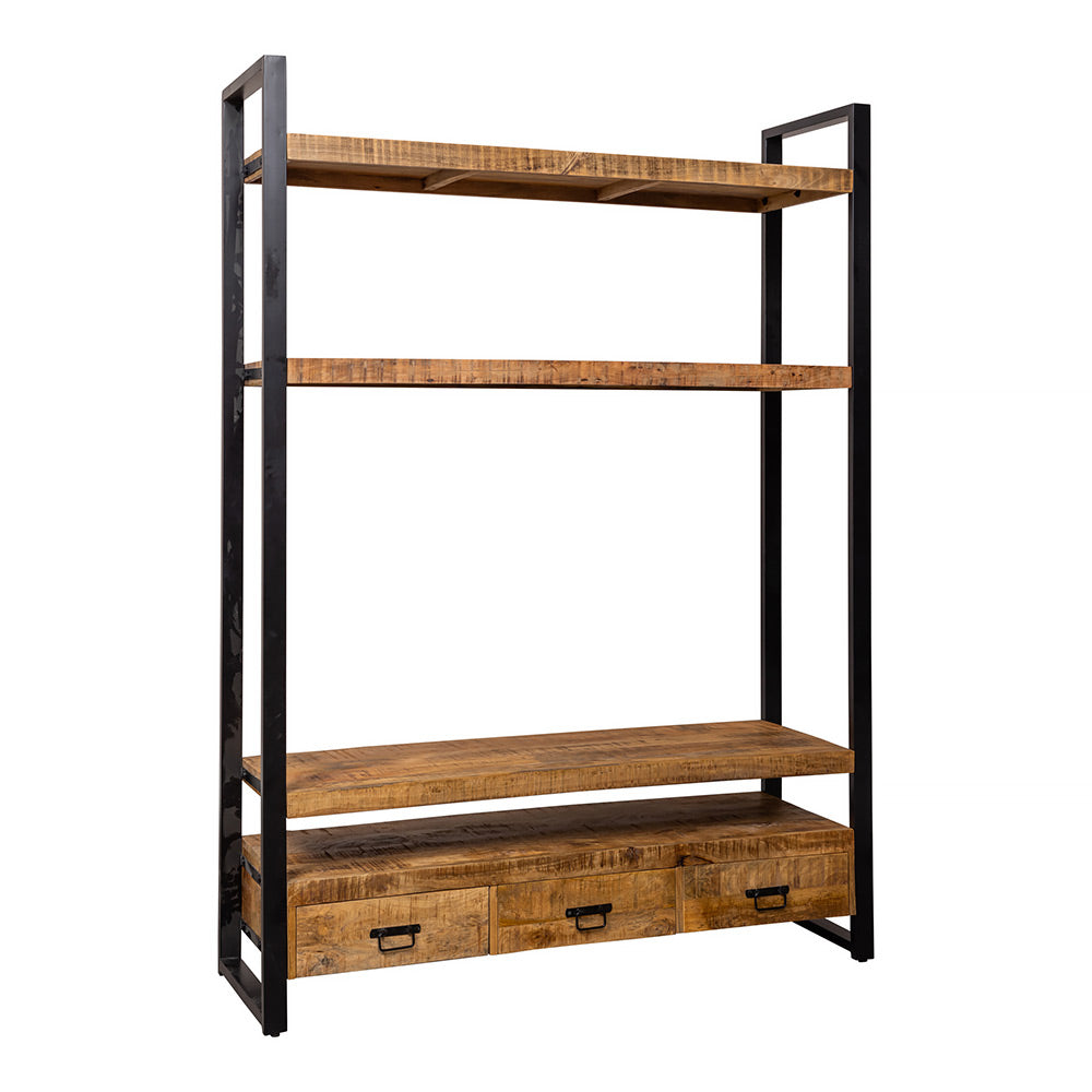 Mangohouten Boekenkast Britt 150 cm