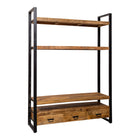 Mangohouten Boekenkast Britt 150 cm