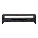 Mangohouten TV Meubel Britt 220 cm Zwart