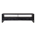 Mangohouten TV Meubel Britt 220 cm Zwart