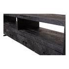 Mangohouten TV Meubel Britt 220 cm Zwart