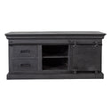 Mangohouten TV Meubel Milan 120 cm Zwart