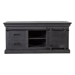 Mangohouten TV Meubel Milan 120 cm Zwart