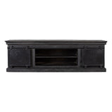 Mangohouten TV Meubel Milan 160 cm Zwart