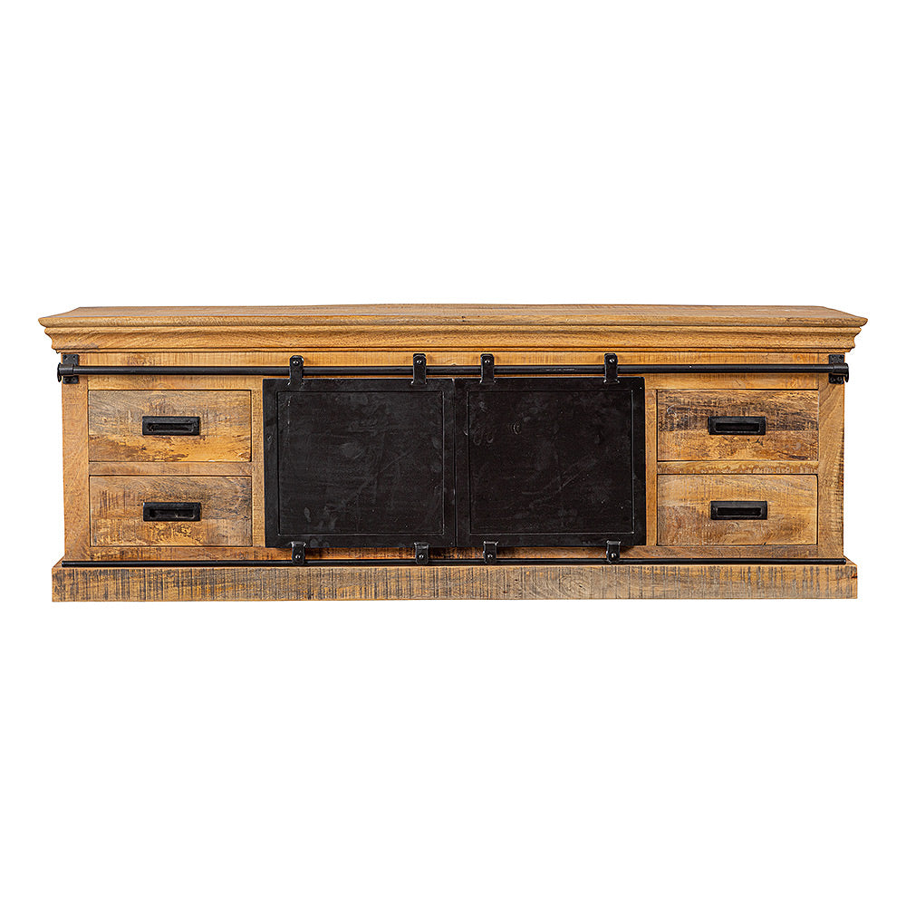 tv meubel van mangohout 240 cm