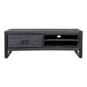 Mangohouten TV Meubel Kelvin 130 cm Zwart