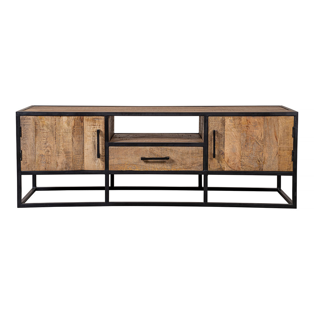Mangohouten TV Meubel Lowen 210 cm