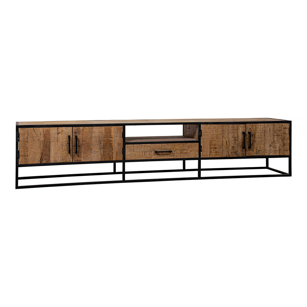 Mangohouten TV Meubel Lowen 240 cm