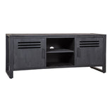 Mangohouten TV Meubel Tristan 150 cm Zwart