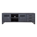 Mangohouten TV Meubel Tristan 180 cm Zwart