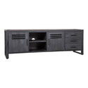 Mangohouten TV Meubel Tristan 180 cm Zwart