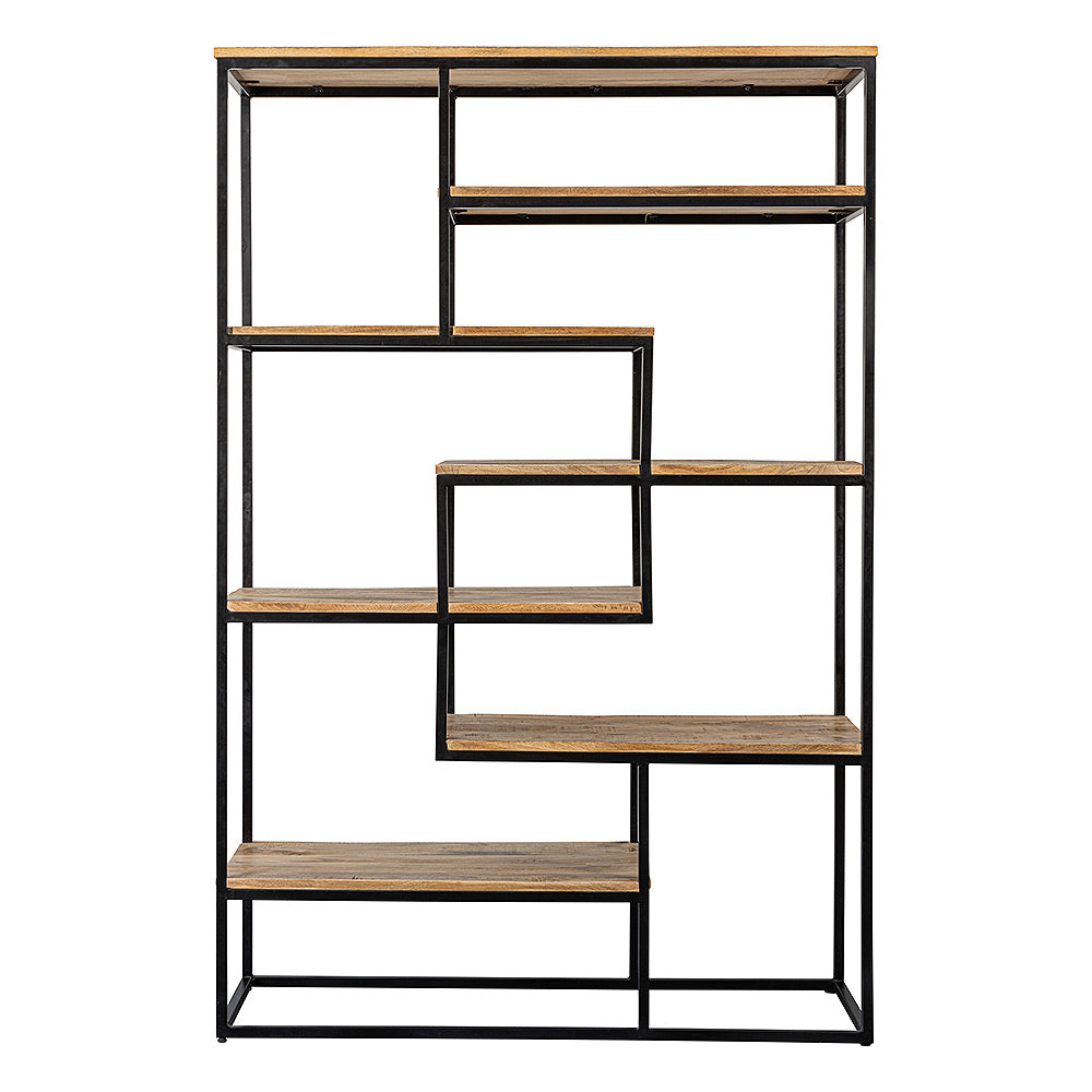 Mangohouten Vakkenkast Bowi 120 cm