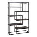 Mangohouten Vakkenkast Bowi 120 cm Zwart