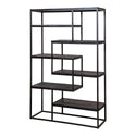 Mangohouten Vakkenkast Bowi 120 cm Zwart
