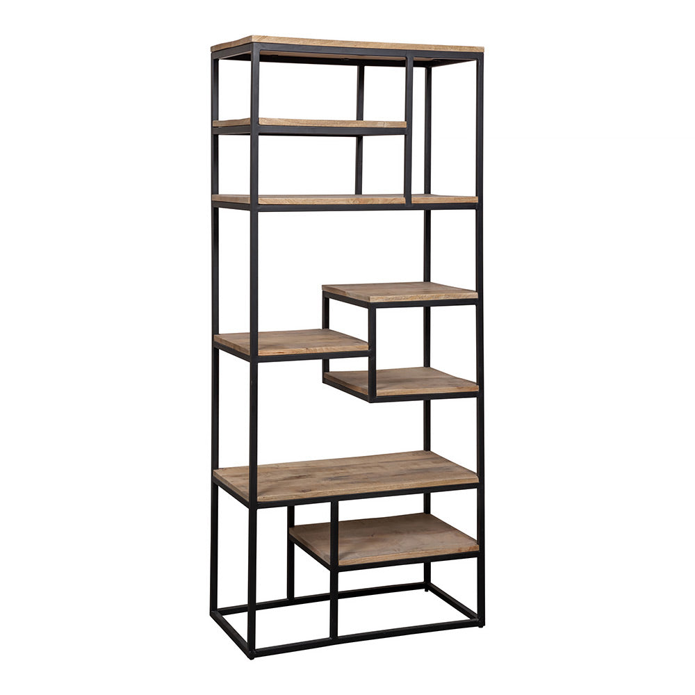 Mangohouten Vakkenkast Bowi 80 cm