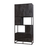 Mangohouten Vakkenkast Brendon 90 cm