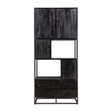 Mangohouten Vakkenkast Brendon 90 cm