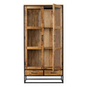 Mangohouten Vitrinekast Owen 95 cm